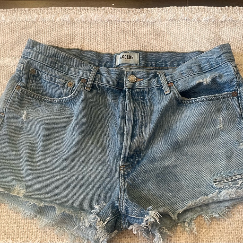 Agolde Parker Cut off shorts size 30.